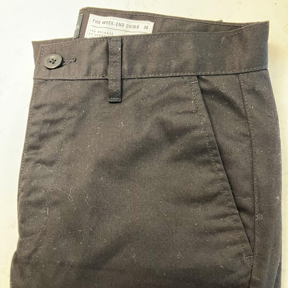 RVCA MEN'S JEAN - BLACK